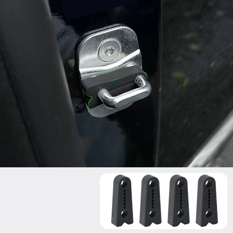 Universal Silent Car Door Silicone Shock Absorbing Cushion Pads