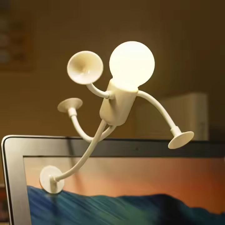 Flexible Cartoon Night Light – Portable & Bendable Desk Lamp