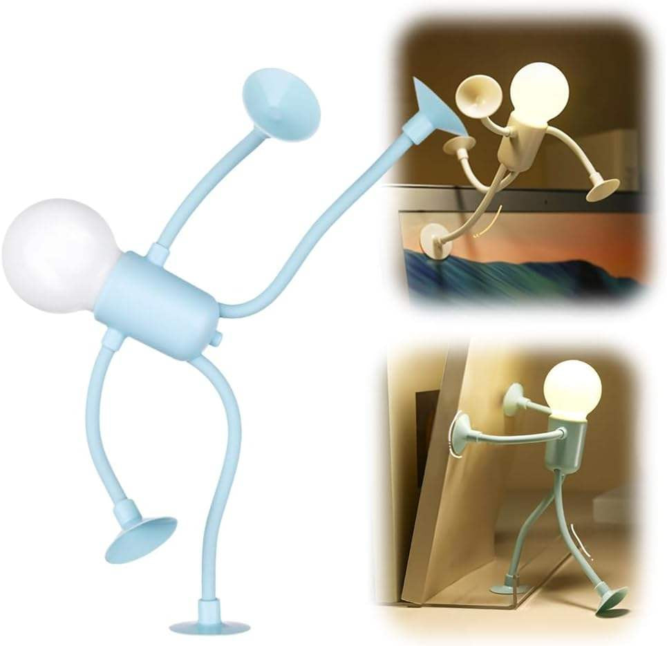 Flexible Cartoon Night Light – Portable & Bendable Desk Lamp