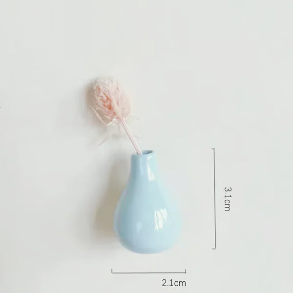 🎁🌸 Mini Ceramics Vase Fridge Magnet