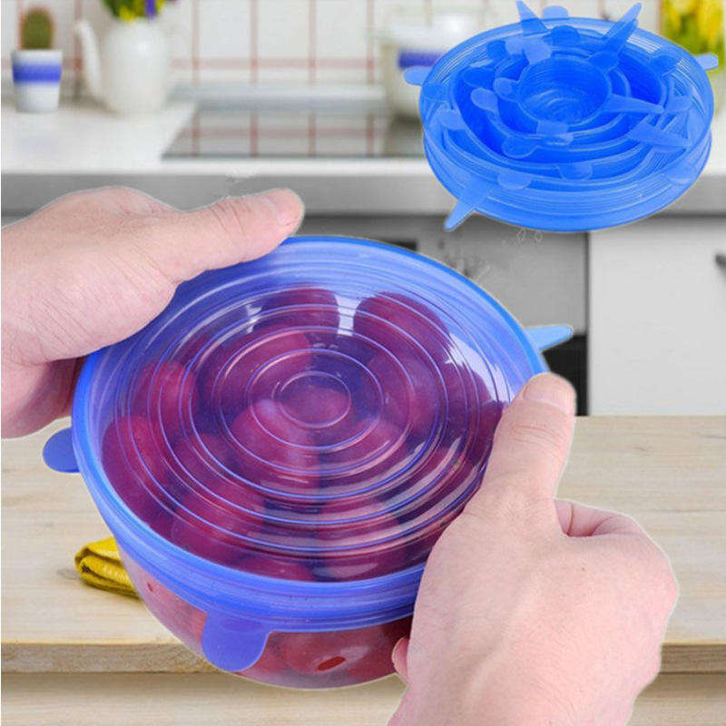 6-Pack Silicone Stretch Food Covers