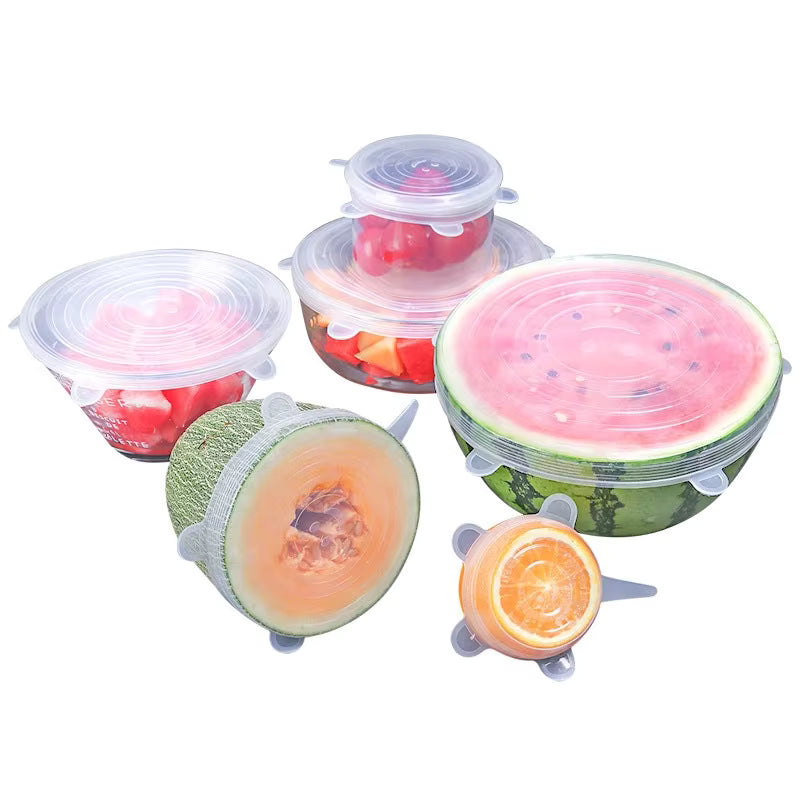 6-Pack Silicone Stretch Food Covers