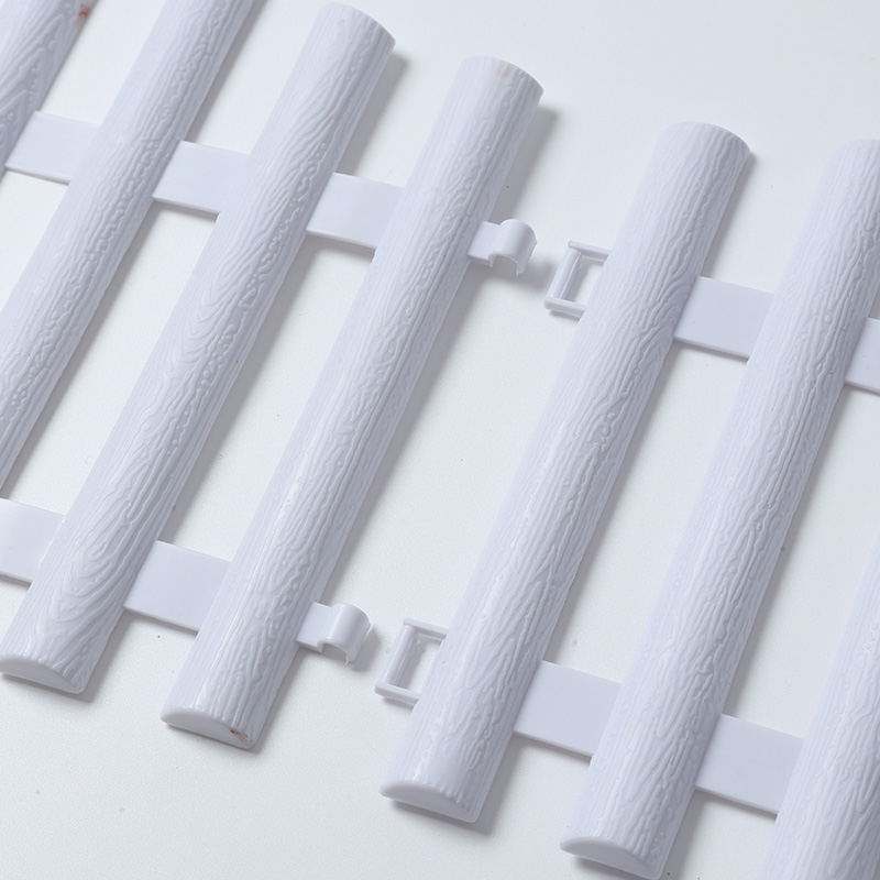 Weather-Resistant Decorative White Picket Garden Fence Panels