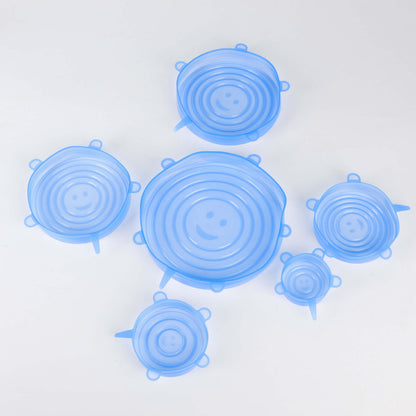 6-Pack Silicone Stretch Food Covers