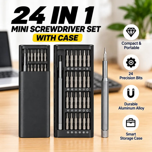 24 in 1 Mini Screwdriver Set with Case (NC-50)