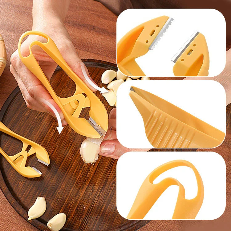Quick Garlic Peeling Clipper Easy Shell Remover