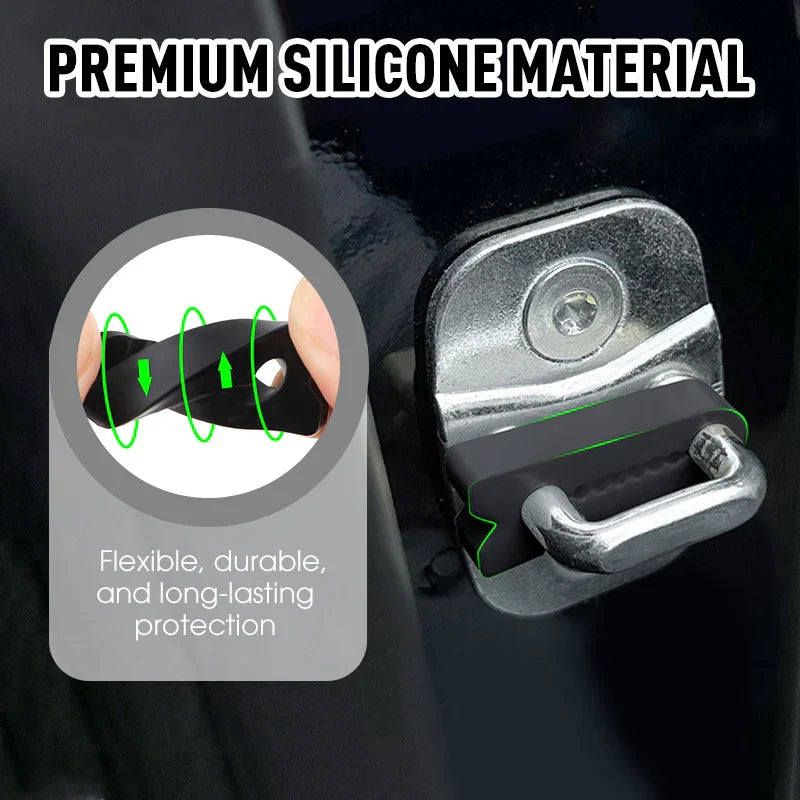 Universal Silent Car Door Silicone Shock Absorbing Cushion Pads